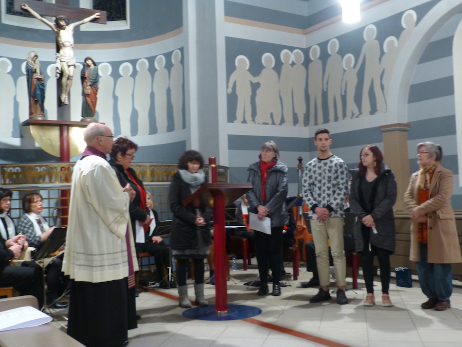Adventsfeier der Mitarbeiter in der Liebfrauenkirche. Foto: Caritas